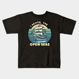 "I sailed the open seas" 3 Kids T-Shirt